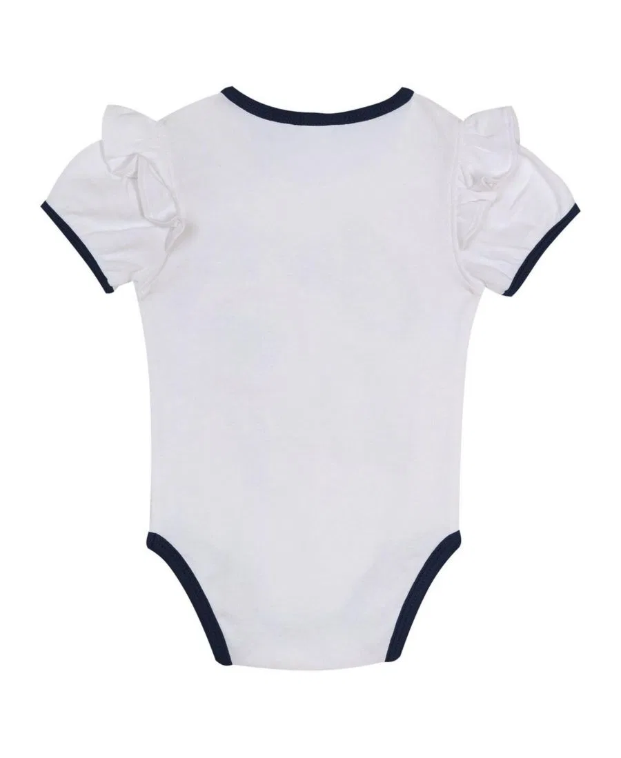 Комплект из боди, повязки и юбки с принтом Detroit Tigers Outerstuff, White Navy — фото 3