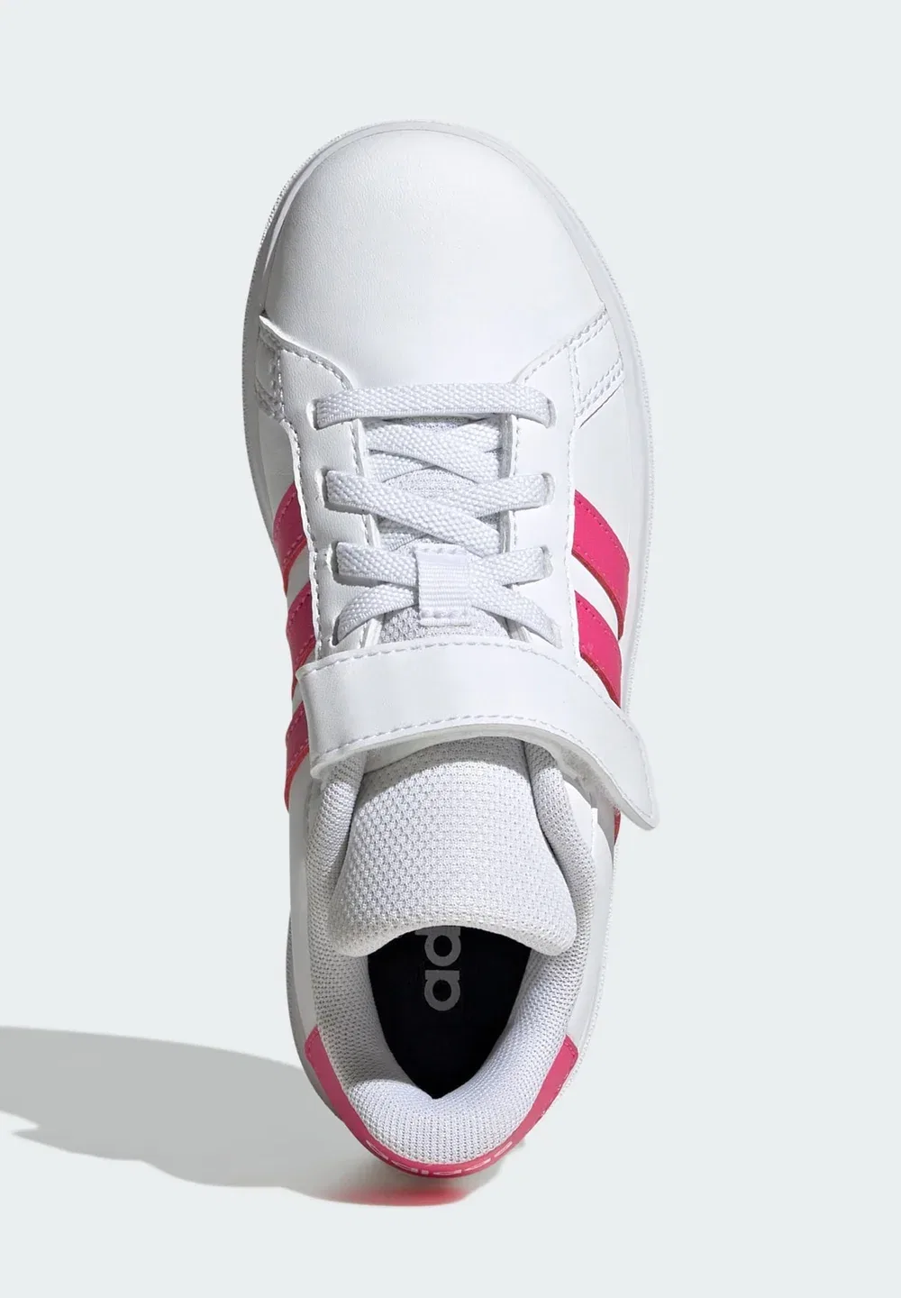 Deporte grand court 2.0 - теннисные кроссовки для грунтовых кортов Adidas Sportswear, Cloud White/Pulse Magenta/Glow Blue — фото 3