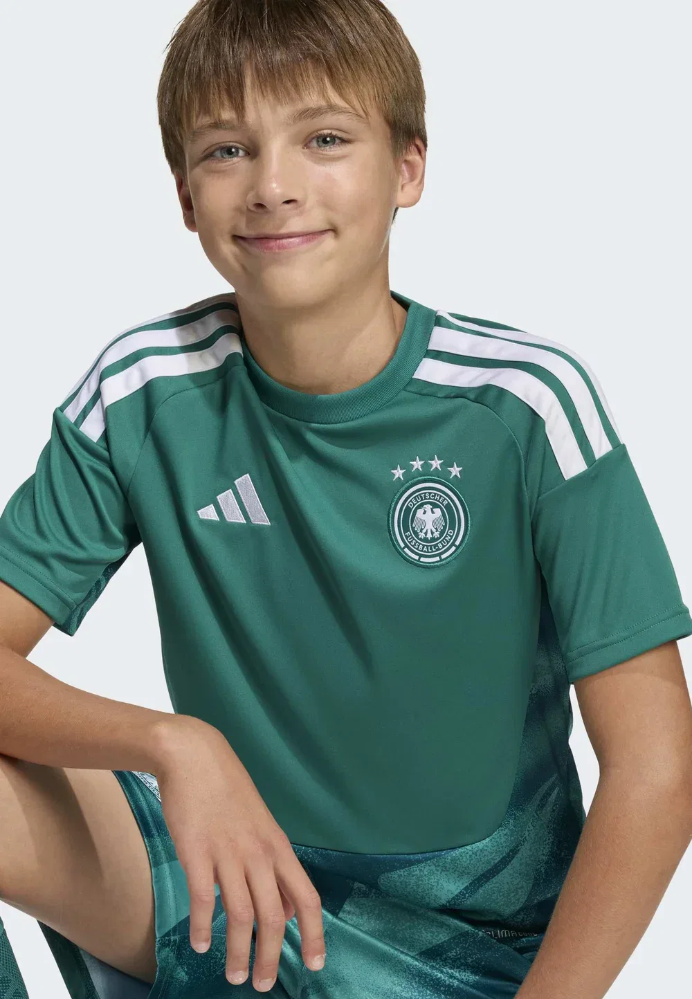 Вратарь сборной Германии, 26-й тур, домашняя футболка Adidas Performance, Active Green — фото 4