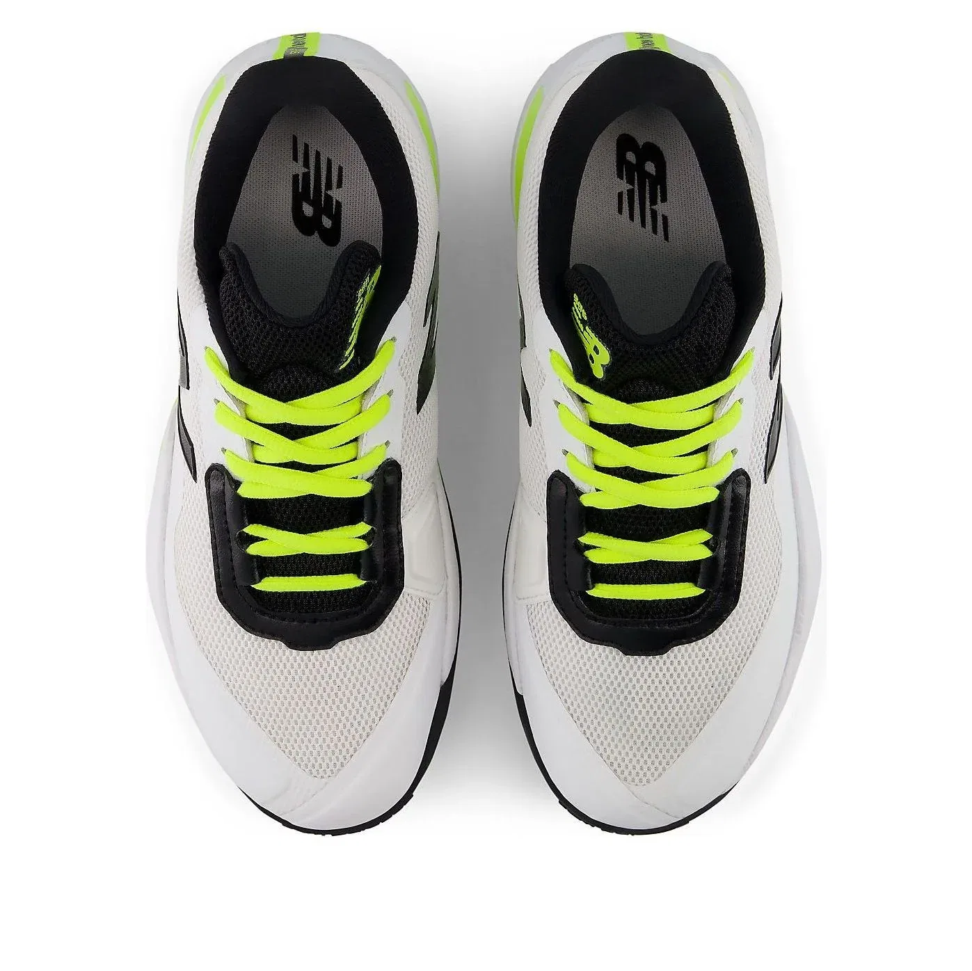 Детские кроссовки с текстильным верхом FuelCell 996v7 'White Black Volt' New Balance, White/Black/Volt — фото 3