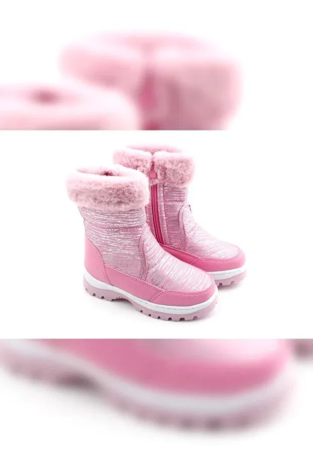 Детские ботинки для девочек с принтом Akınalbella, Pink