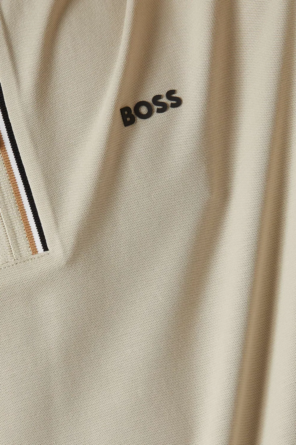 Футболка поло хлопковая Slim-fit BOSS — фото 4