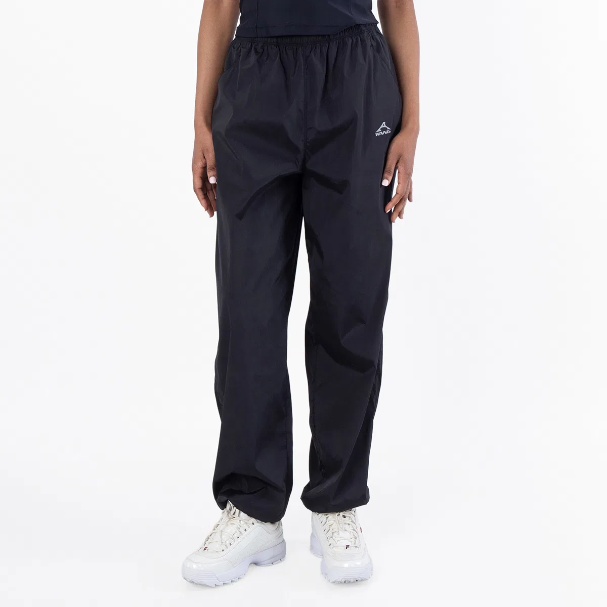 Брюки из рипстопа с эластичным поясом Black Warm Up Pants Alexander Wang, Black