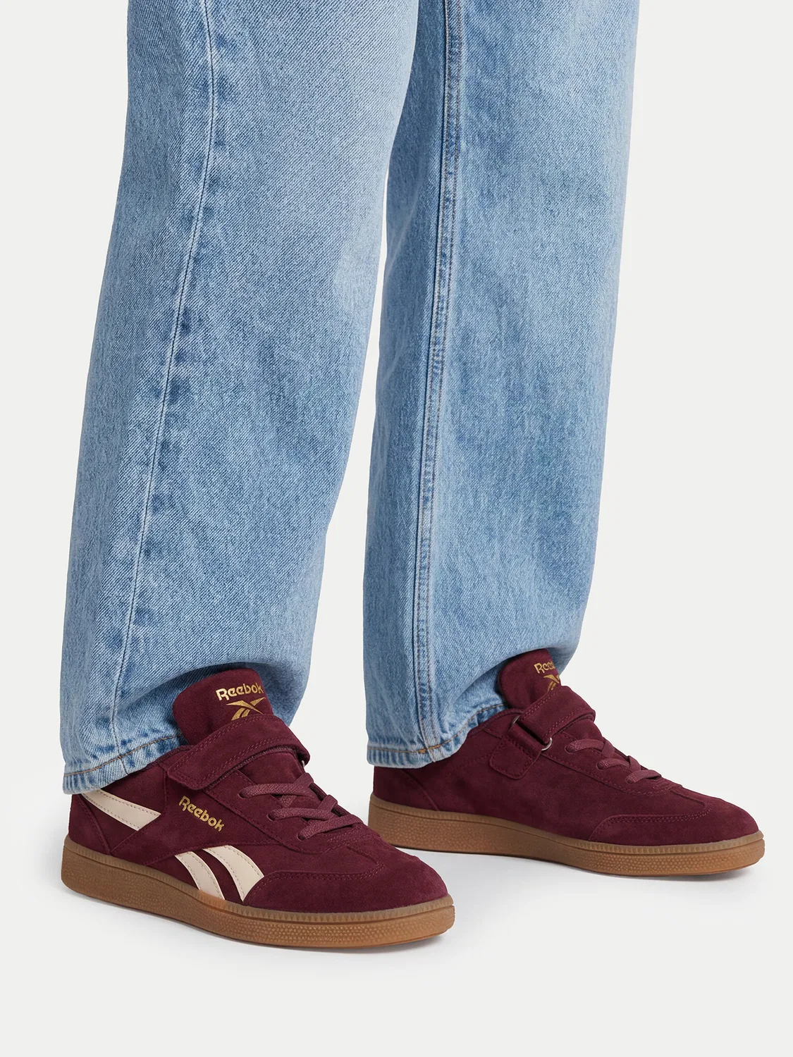 Кроссовки для девочки Reebok, темно-красный — фото 2
