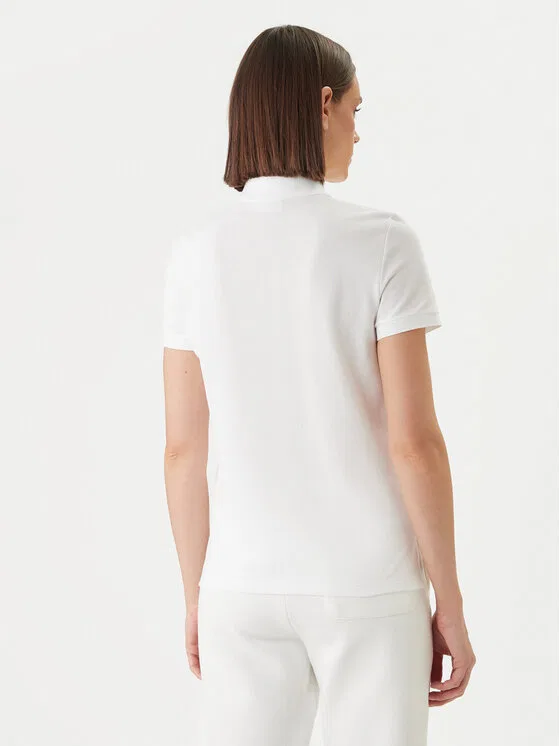 Поло Lacoste Classic Fit, белый — фото 3