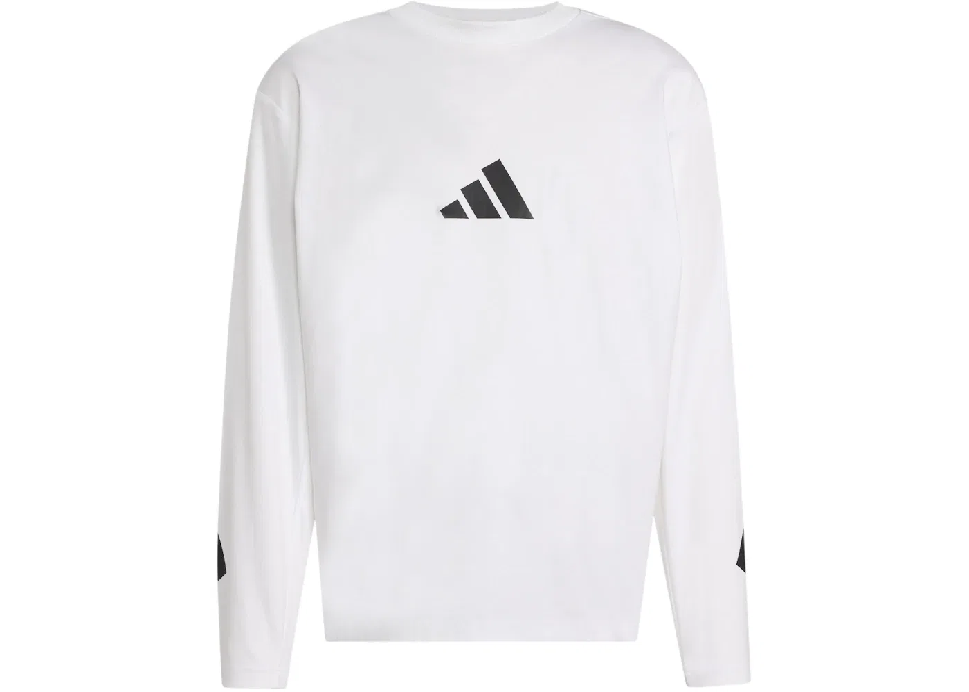 Мужская футболка с длинным рукавом Z.N.E. Adidas, цвет White Black