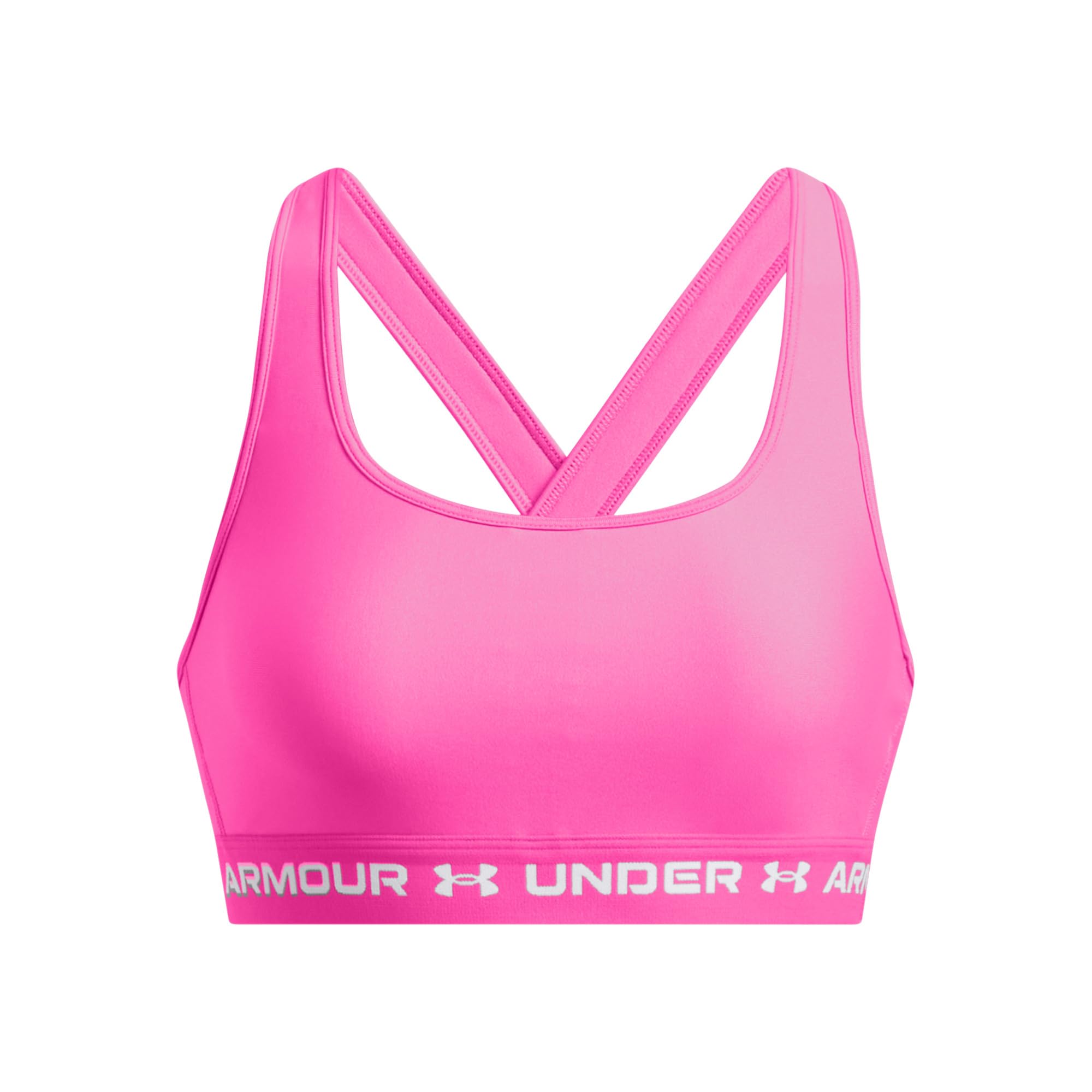 

Бюстгальтер Under Armour Crossback Mid Impact Bra, Rebel Pink/Rebel Pink/White