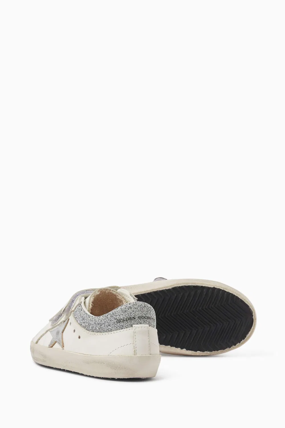 Кроссовки кожаные Old School Sneakers GOLDEN GOOSE — фото 3