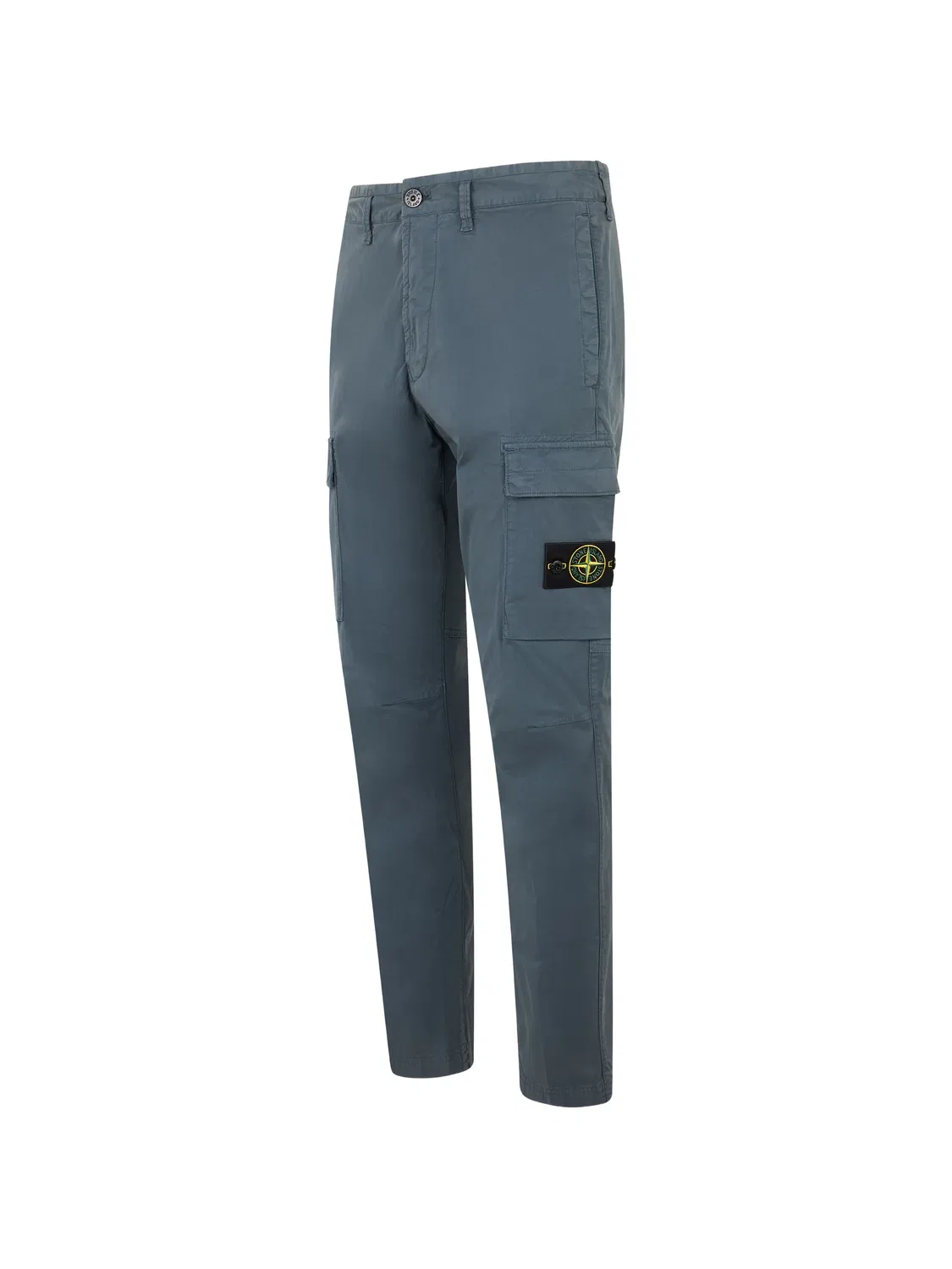 Твиловые брюки карго 3100032 из органического хлопка Stone Island, синий — фото 3