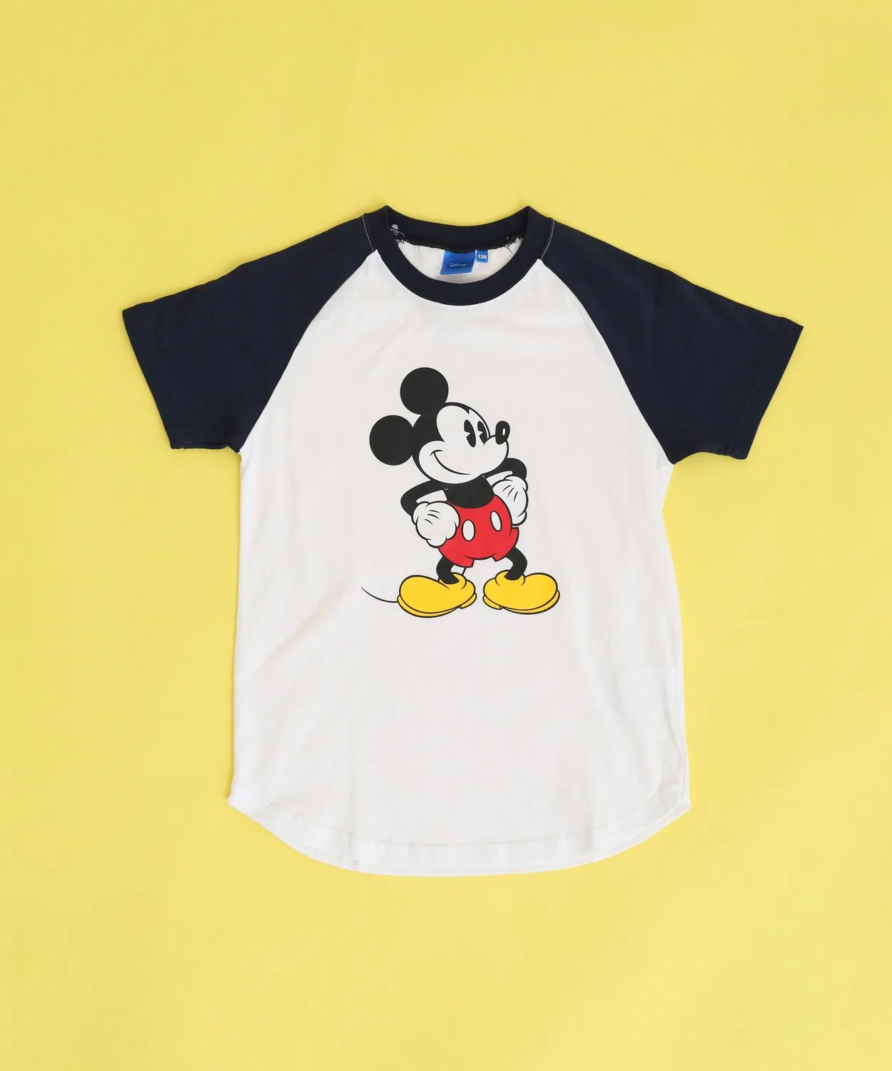 Детская футболка с принтом Mickey Mouse с длинным рукавомMICKEY MOUSE, Gray — фото 3