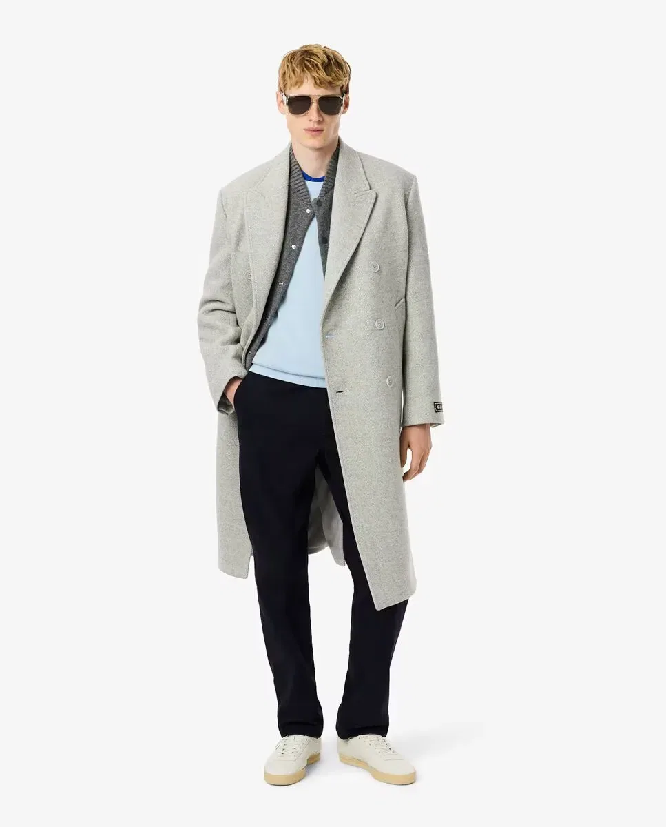 Мужской джемпер из органического хлопка Lacoste, Azul Claro — фото 4