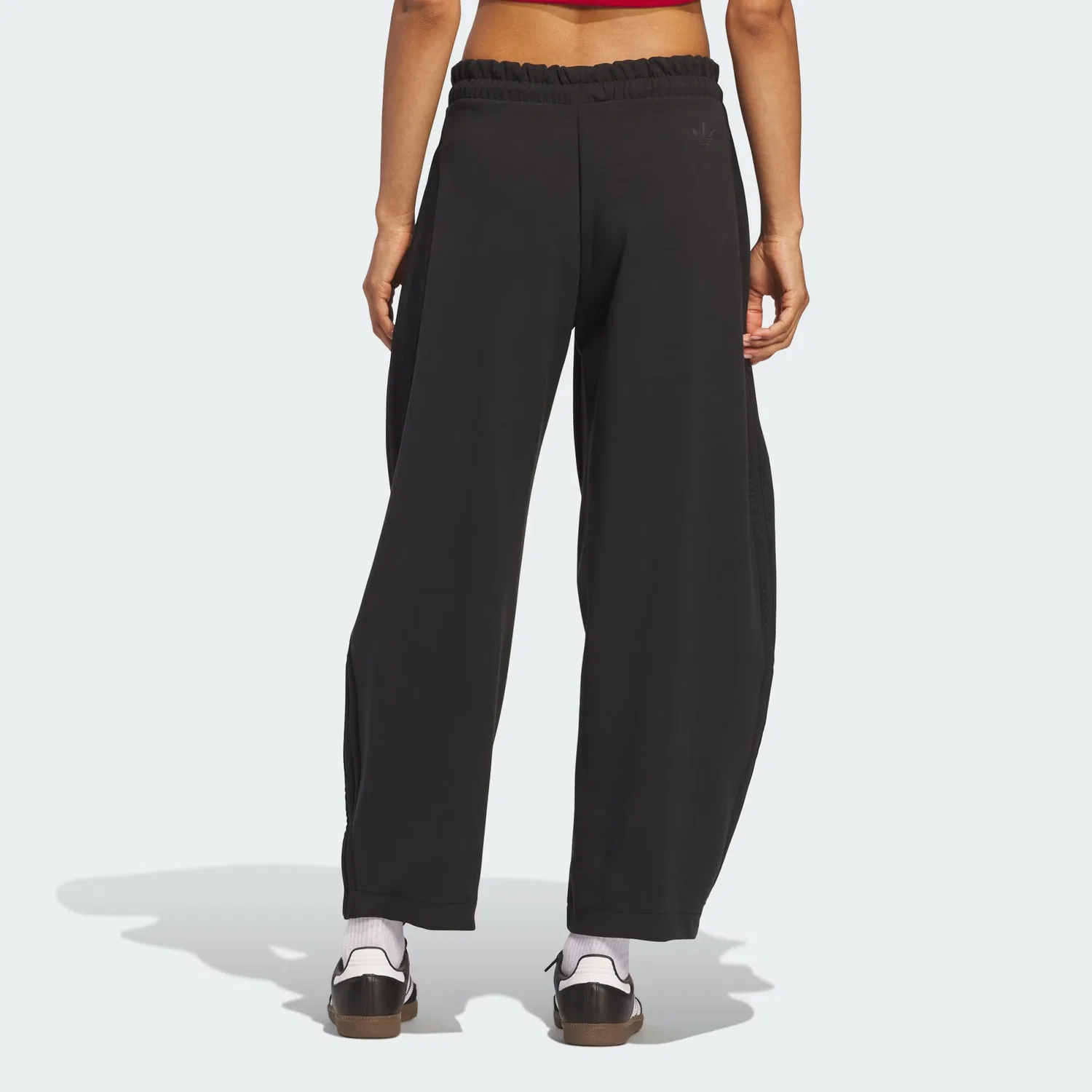 Женские брюки свободного кроя Barrel Leg Pants Adidas Originals, черный — фото 2