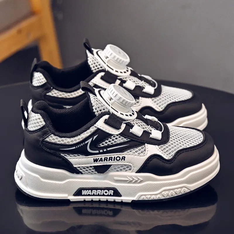 Детские кеды для скейтбординга White Khaki Blue WARRIOR — фото 4