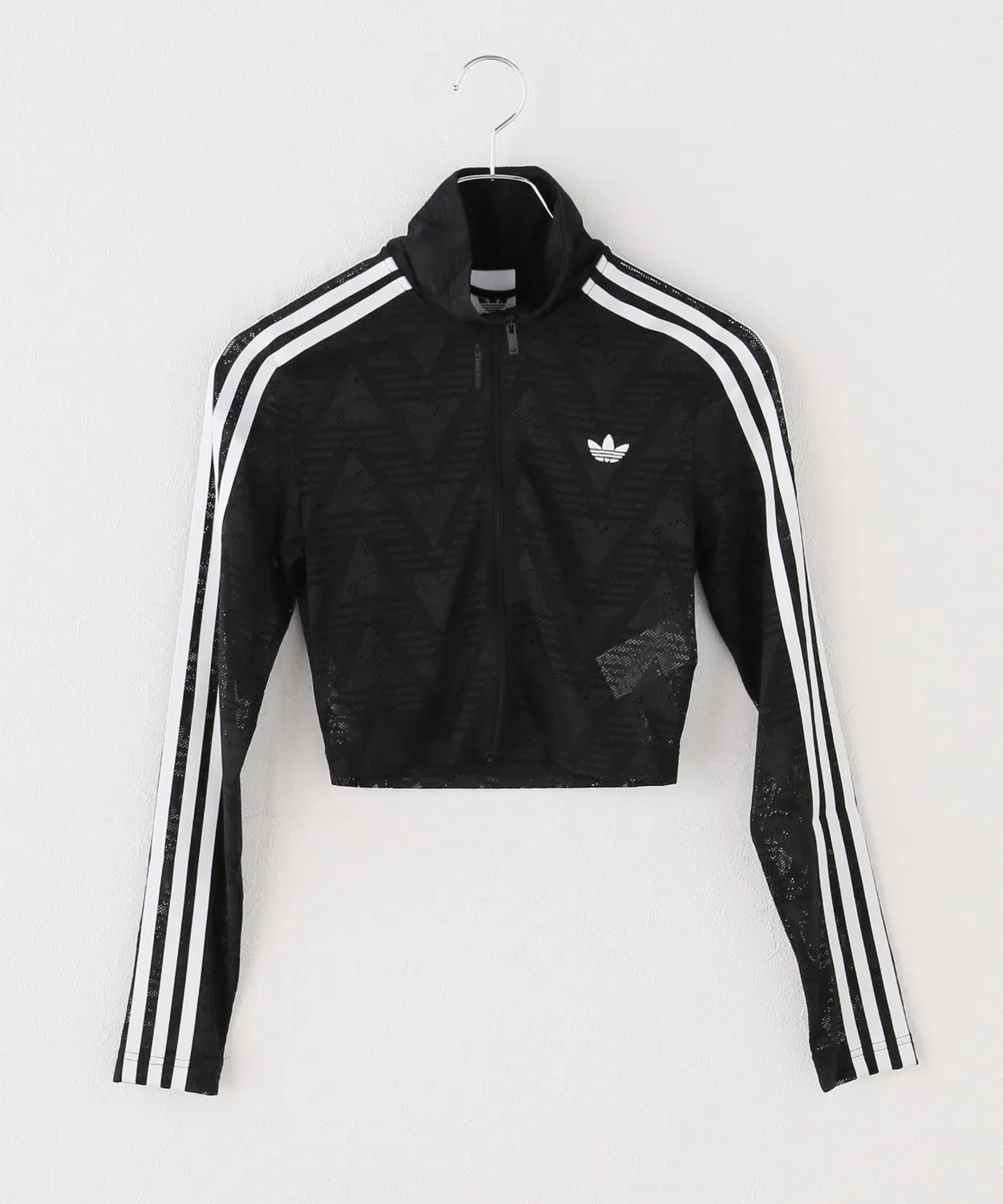 Женская куртка с кружевными вставками, модель ORI FIREBIRD CLASSIC LACE, Adidas Originals, White — фото 2