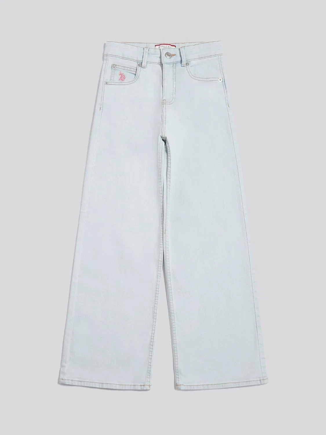 Джинсы широкие U.S. Polo Assn., синие