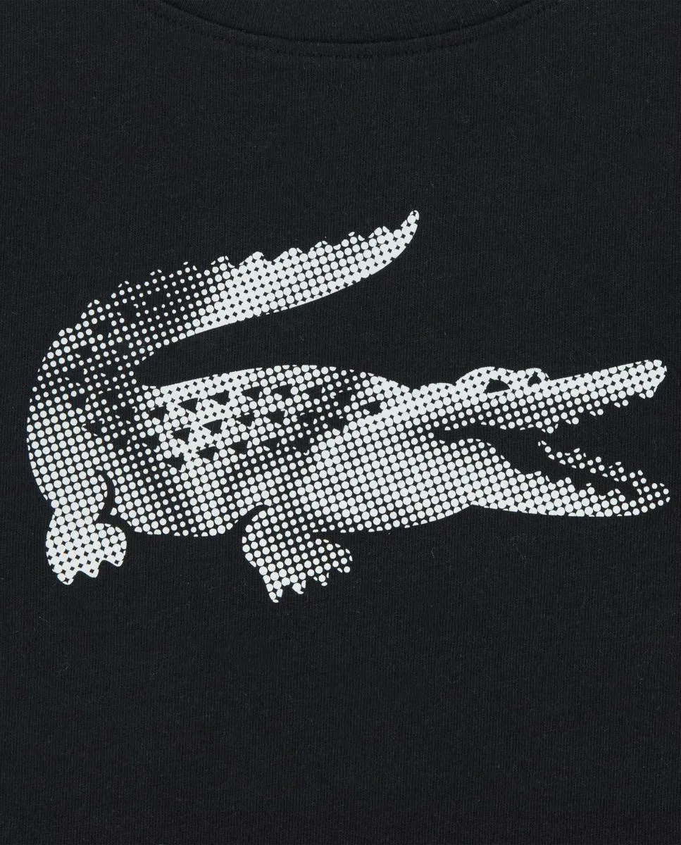 Футболка, Gráfica Off Court, Lacoste, черный — фото 3
