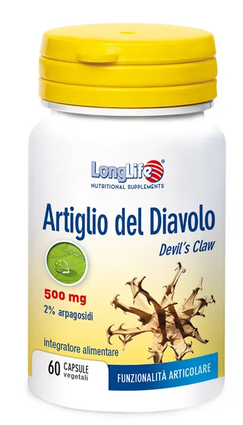 

LongLife Devil's Claw 2% добавка для улучшения функций суставов, 60 капсул Long Life