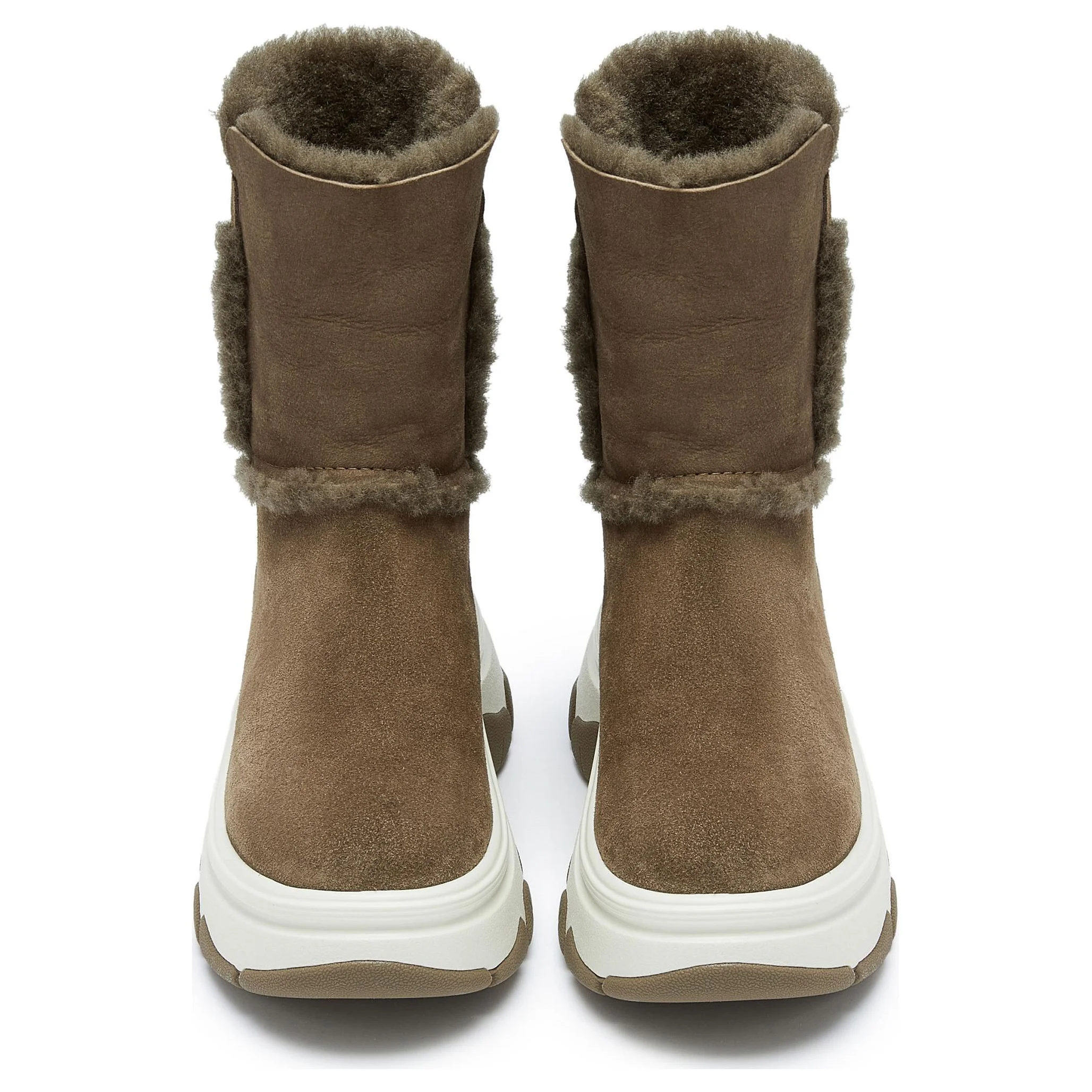 Staccato Женские термоноски Fleece Latte с подогревом коричневые, цвет Brown — фото 3