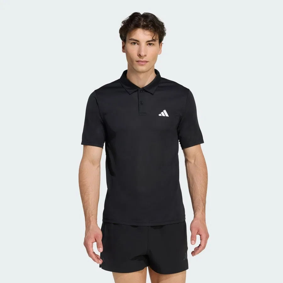 Мужская футболка-поло с коротким рукавом Performance Workout Essentials Base Polo adidas, Черный