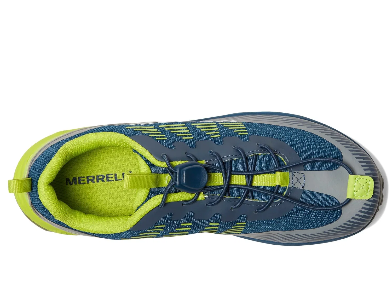 Детские кроссовки для мальчиков с принтом Agility Peak Merrell, Navy Hi Viz — фото 3