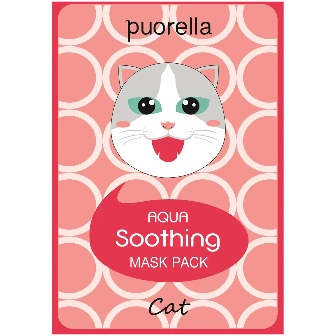 

Puorella успокаивающая маска для лица - кошка, 23 г
