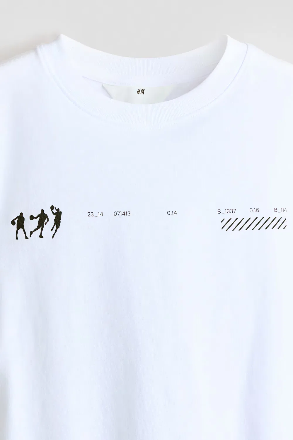 Набор из 5 хлопковых футболок H&M, Knallblau/Basketballspieler — фото 4