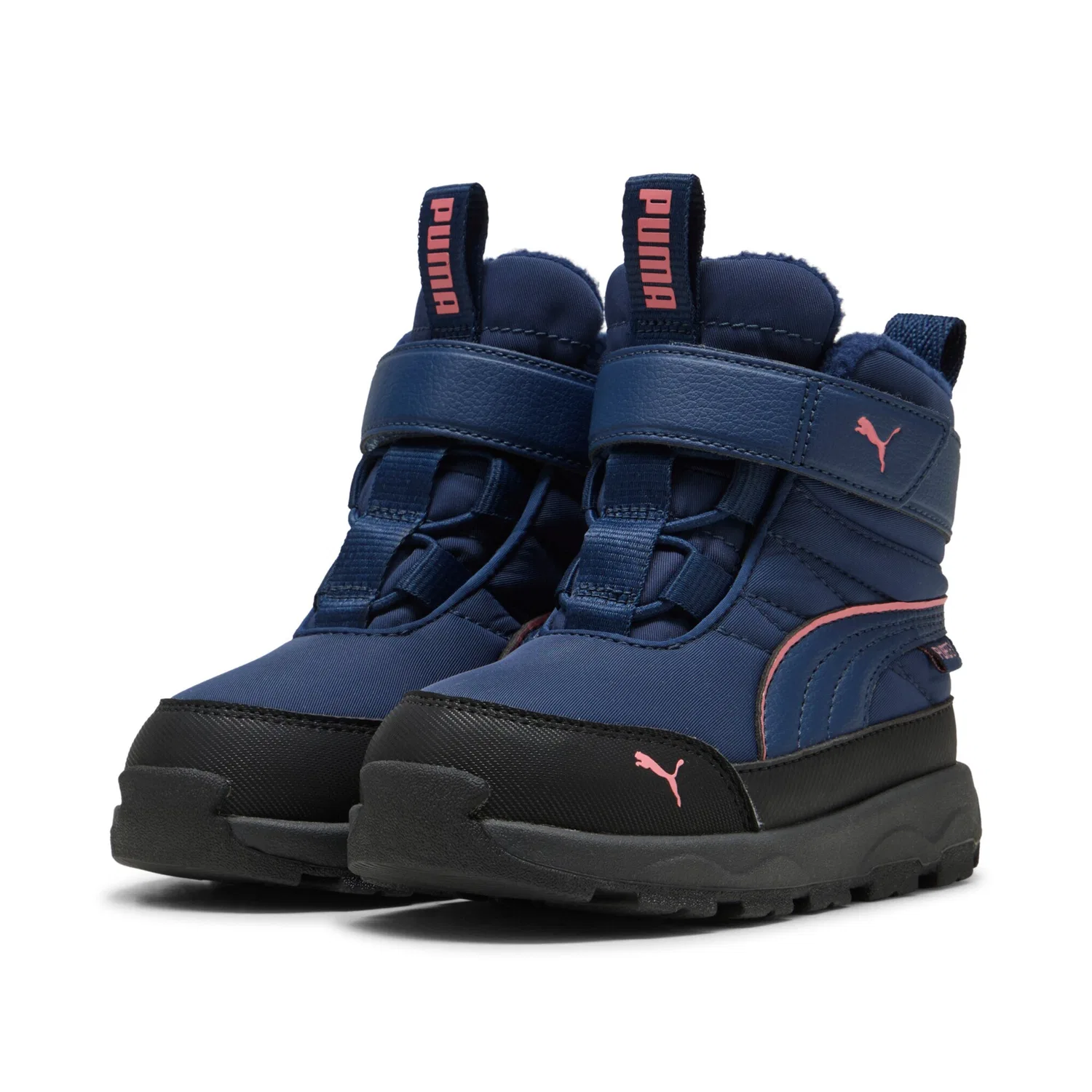Детские зимние ботинки водонепроницаемые Evolve PUMA, Persian Blue/Pinkscape