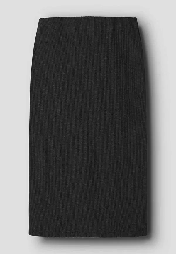 Юбка хлопковая A-line skirt Name It, черный — фото 4