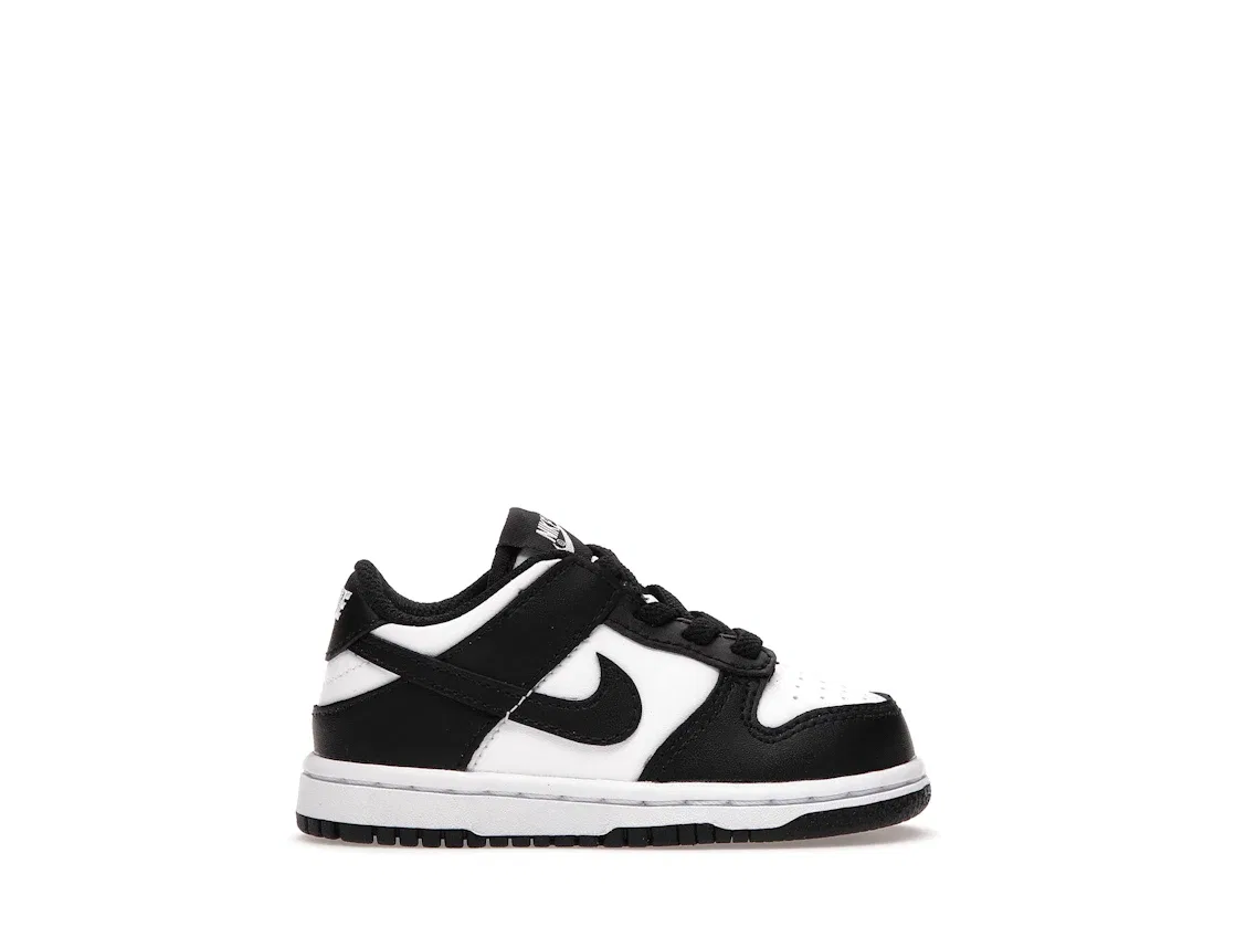 Детские кроссовки для мальчиков и девочек кожаные Nike Dunk Low Retro, White/Black-White