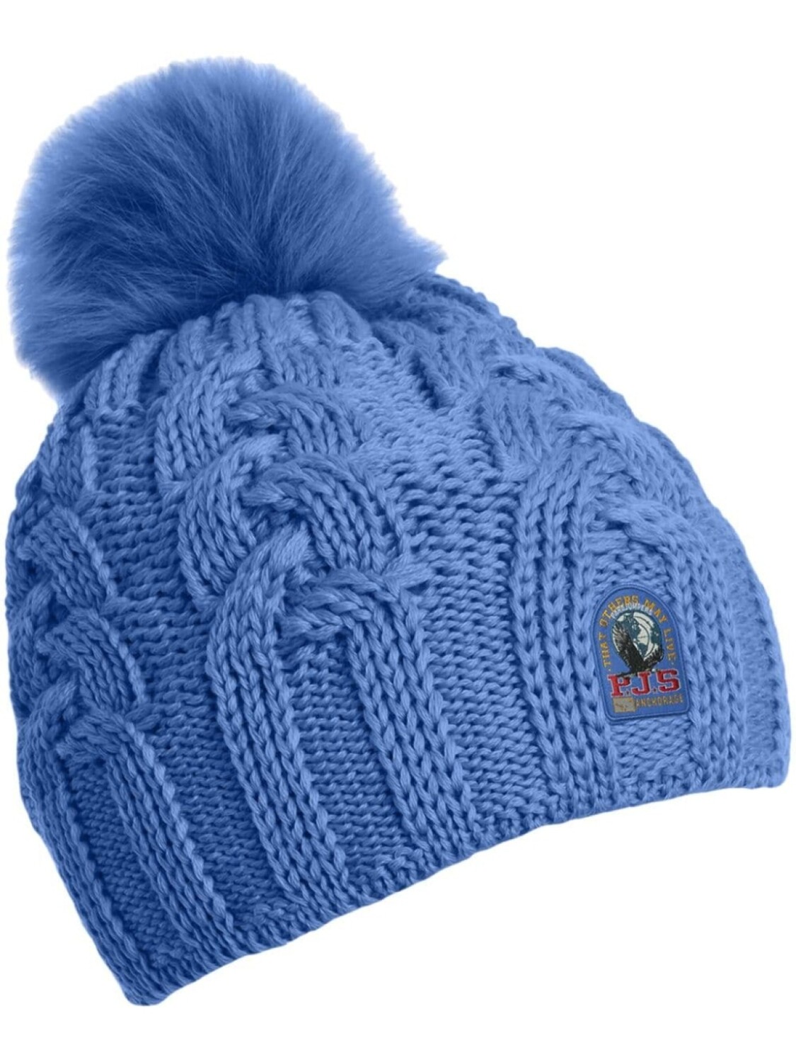 

Parajumpers шапка бини фактурной вязки, синий
