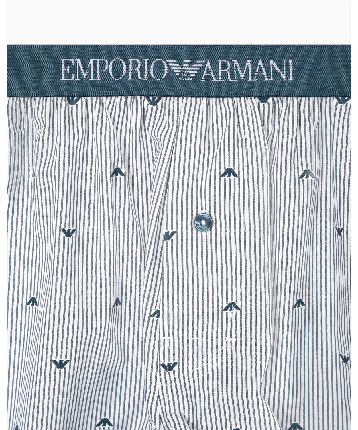 Мужские трусы-боксеры с принтом Emporio Armani, Green — фото 2