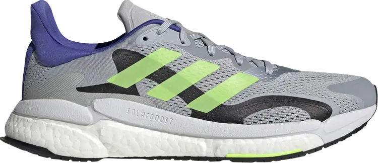 

Кроссовки Adidas Solar Boost 3 'Halo Silver Signal Green', серый