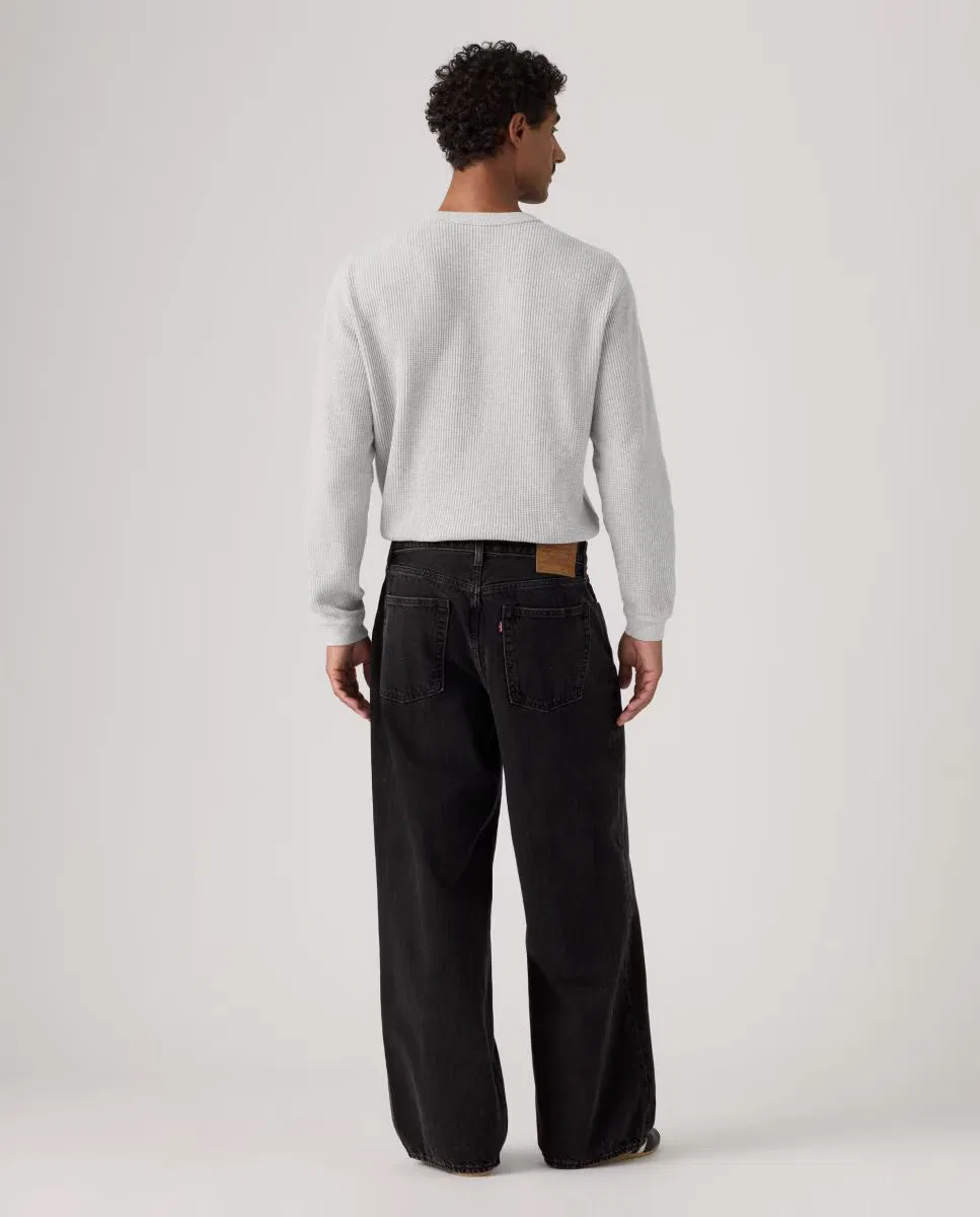 Мужское свободные джинсы, Vaquero Baggy Wide Leg, Levi's, черный — фото 3