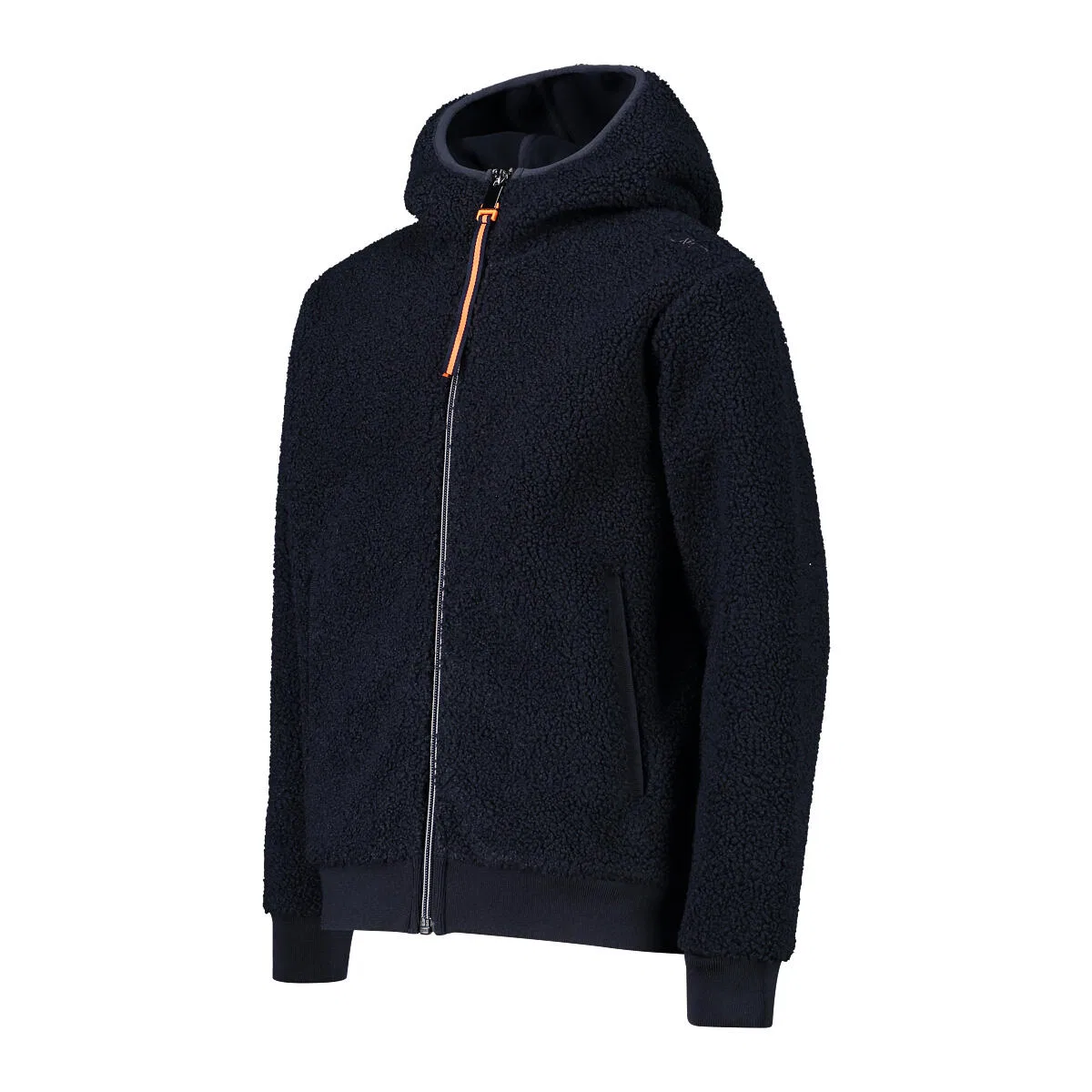 Детская флисовая куртка с капюшоном KID JACKET FIX HOOD Cmp, Konigsblau / Kosmosblau / Blau — фото 2