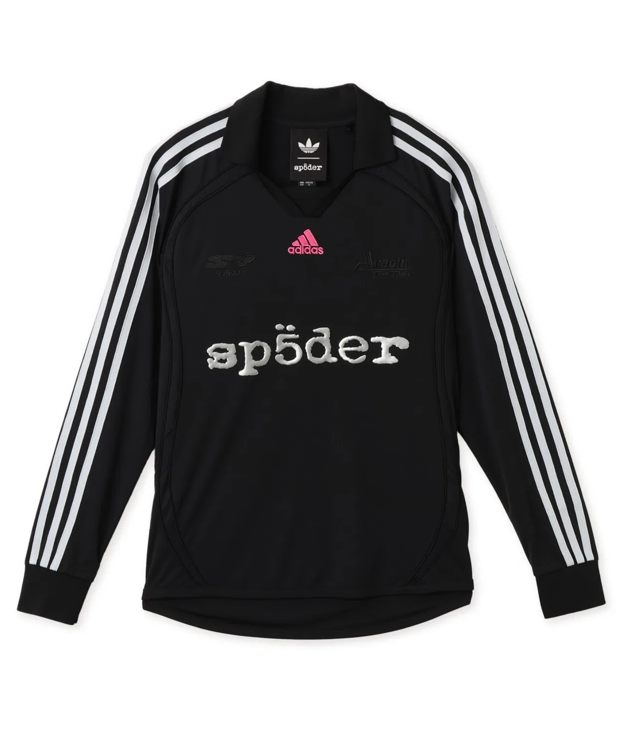 Мужское джерси с принтом Sp5der Jersey Adidas, Black — фото 4