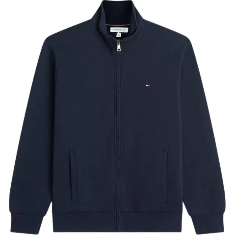 Мужской свитшот с воротником-стойкой прямого кроя Tommy Hilfiger, Navy Blue DW5