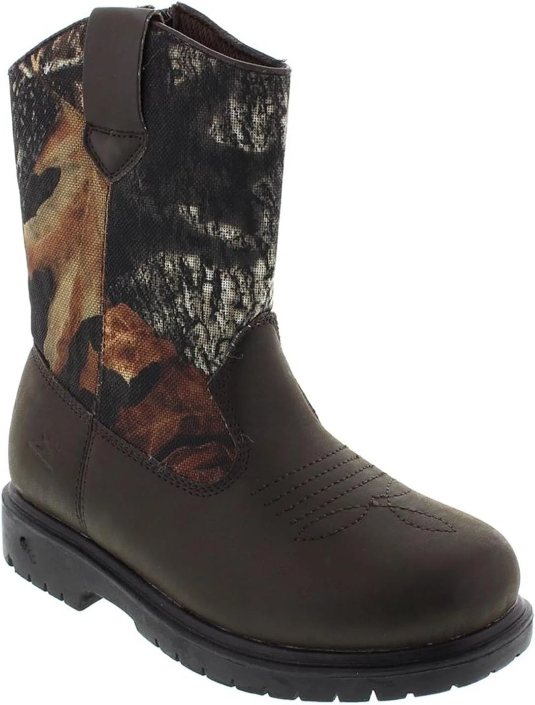 Детские сапоги для мальчиков водонепроницаемые высокие Deer Stags, Brown Camo