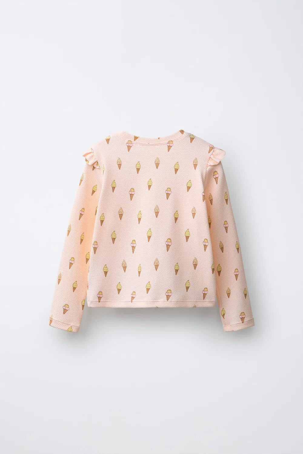 1-6 лет / Защитная футболка с принтом мороженого ZARA, Pink — фото 2