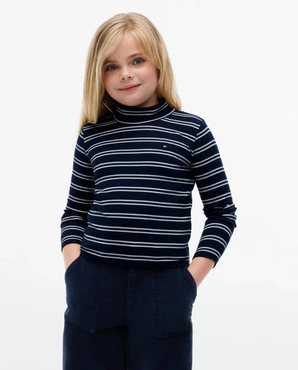Детская футболка с длинным рукавом, Punto Canalé, Tommy Hilfiger, желтый