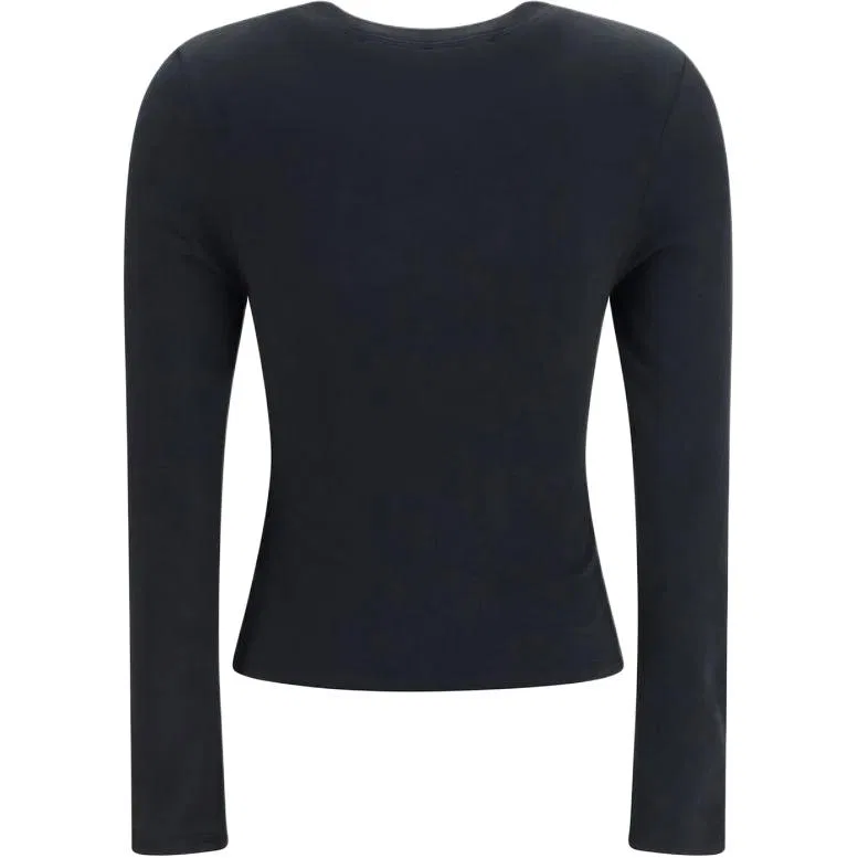 Женская футболка с круглым вырезом Alexander Wang, Black — фото 3