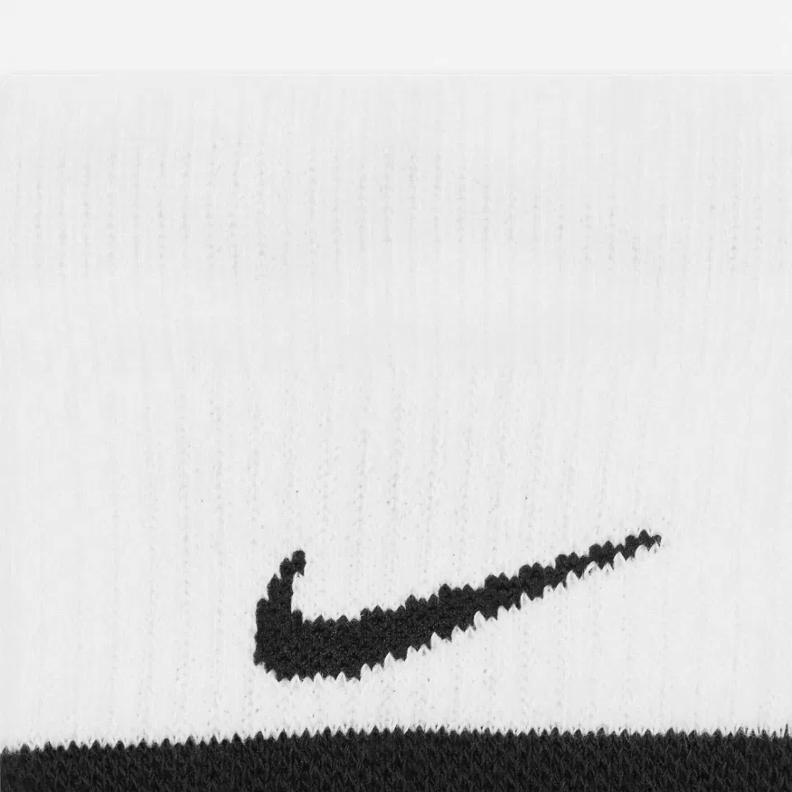 Детские носки баскетбольные, комплект из 3 пар, Nike, Black White — фото 4
