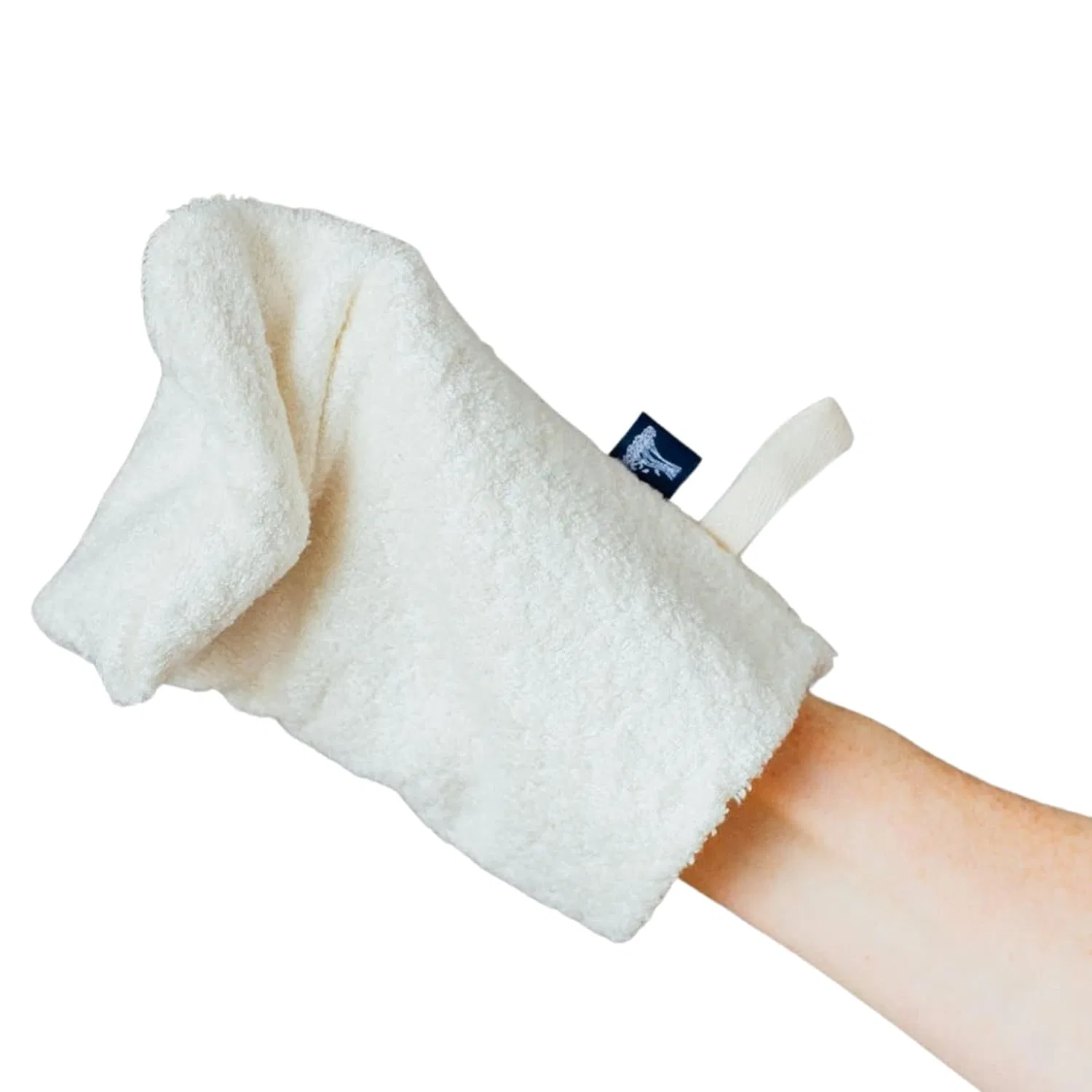 Мочалка для душа Bamboo Shower Glove, Helen Round, Кремовый