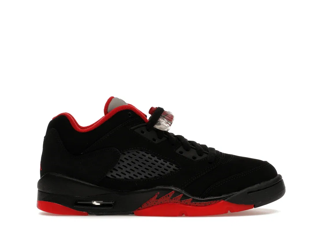 Детские кроссовки Lifestyle Jordan 5 Retro Low Jordan, Black Gym Red Metallic