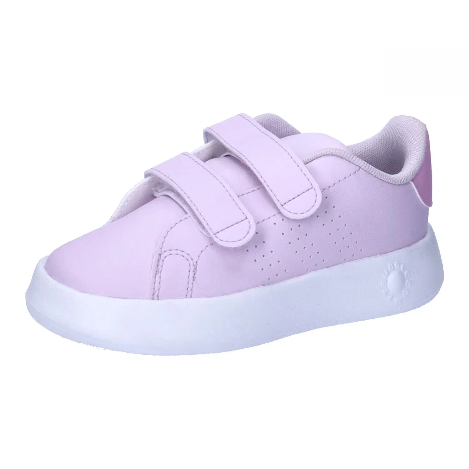 Детские кроссовки с липучками Advantage Shoes Kids Adidas, Ice Lavender Bliss Lilac Cloud White