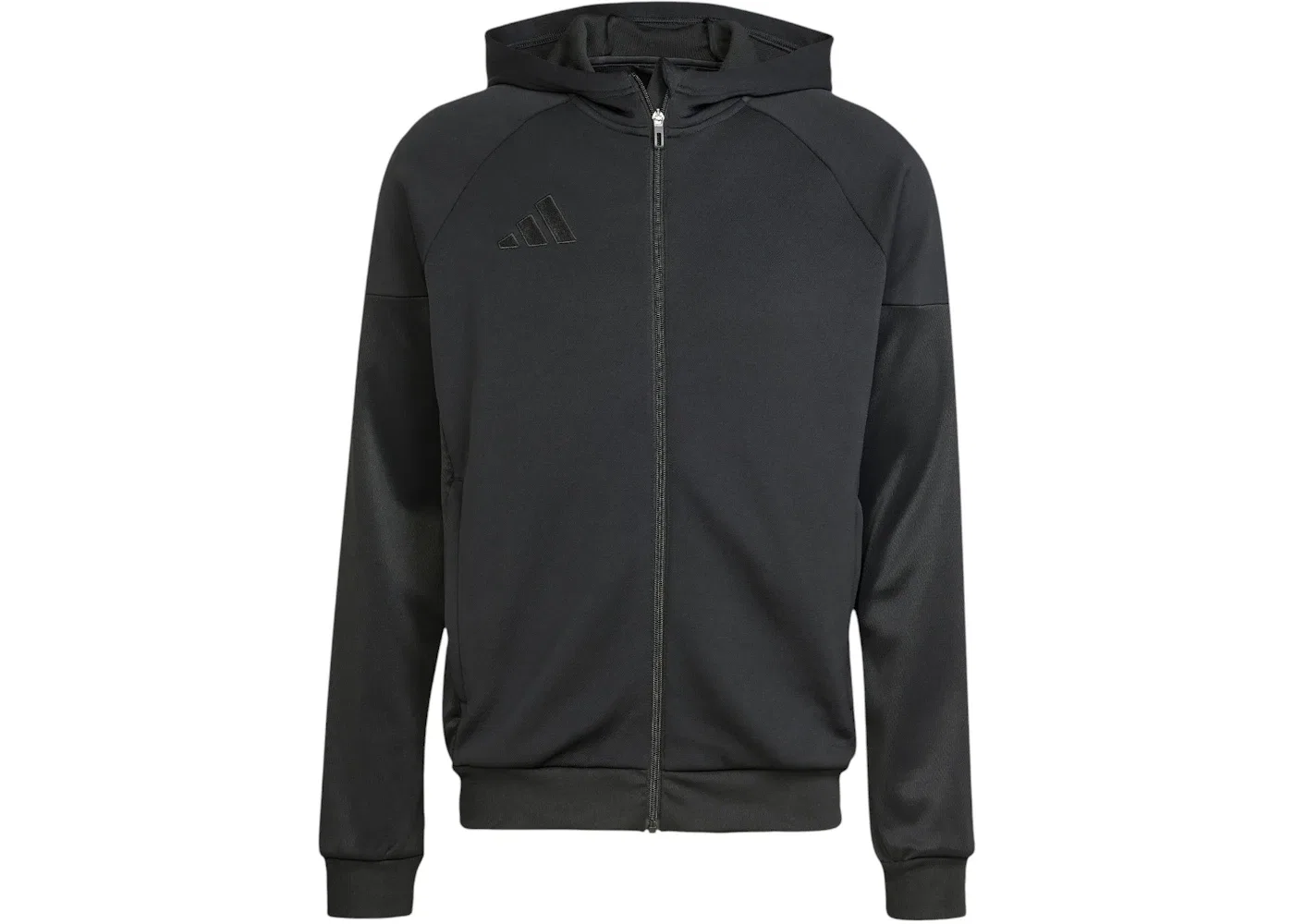 Мужская худи на молнии Black Adidas, Black