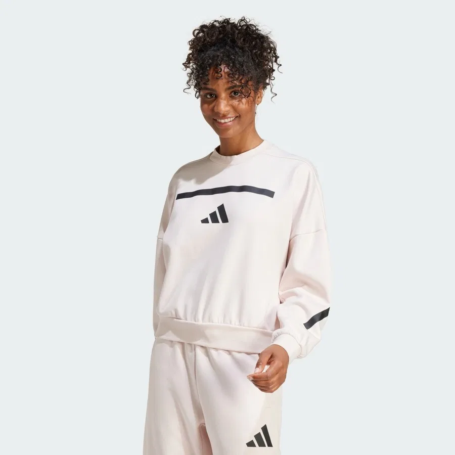 Свитшот спортивный с принтом Z.N.E. adidas, Серый