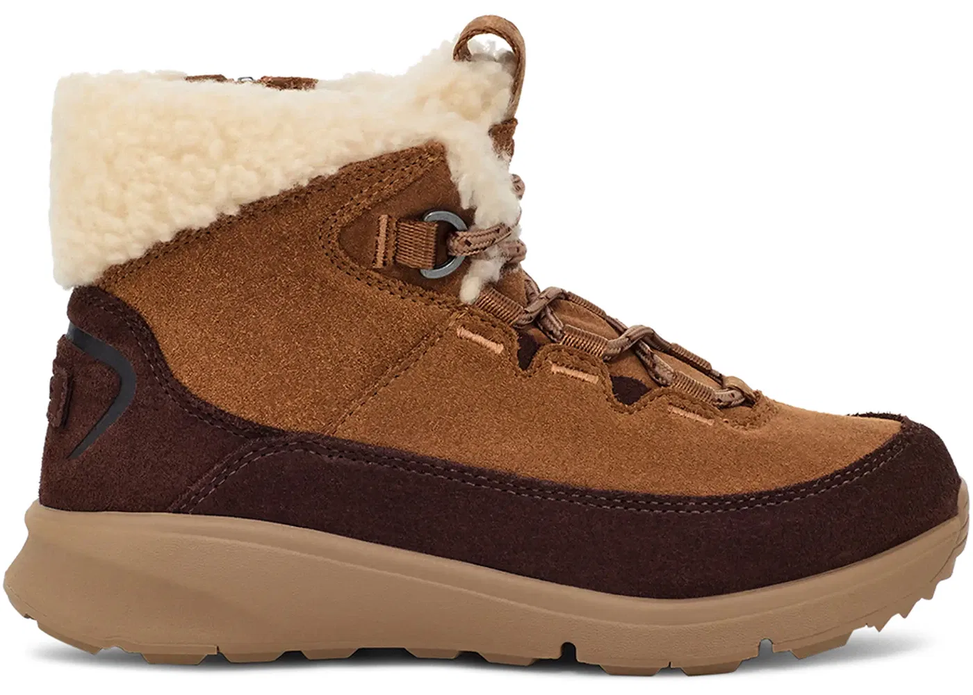 Детские ботинки на шнуровке UGG TerreTrail Cozy Lace Boot UGG, Chestnut