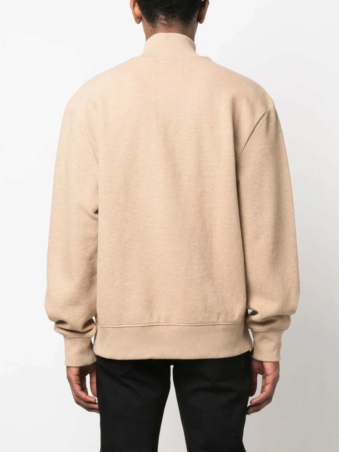 Свитшот Monologo хлопковый Calvin Klein, нейтральные — фото 2