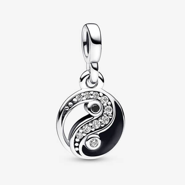

Шарм-подвеска Pandora ME Sparkling Yin & Yang Mini, серебро