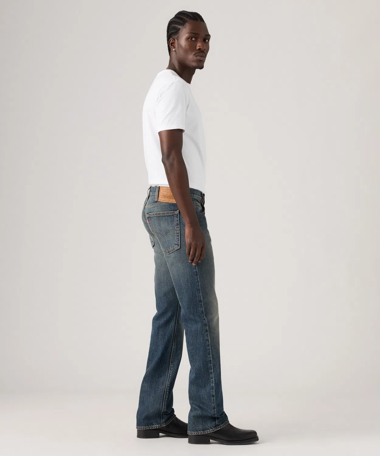 Мужские джинсы с буткатом 517 Medium Indigo Levi's, Dark Indigo Blue — фото 3